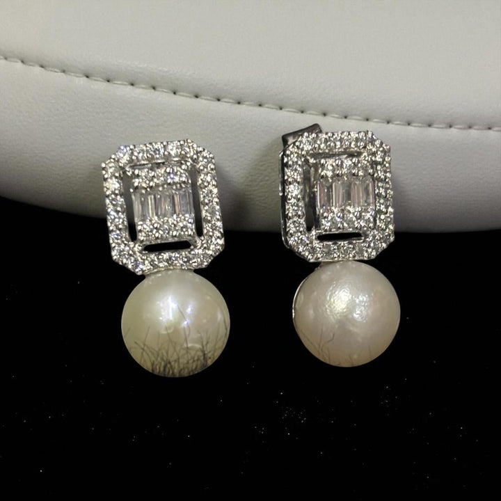 Dangler moti earrings