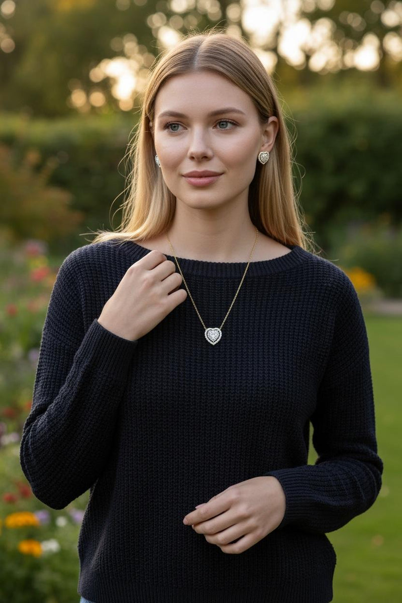 Zeya Luxe Gemstone Pendant | Handcrafted Fine Jewellery