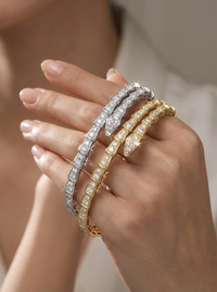 Miniature Gemstone Silver Bracelet | Zeya Luxe Jewels