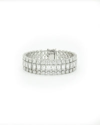 Gemstone Link Silver Bracelet | Zeya Luxe Jewels