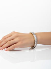 Gemstone Link Silver Bracelet | Zeya Luxe Jewels