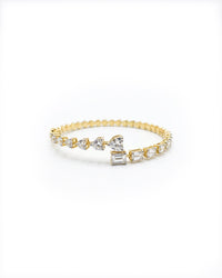 Heart Gemstone Silver Bracelet | Zeya Luxe Jewels