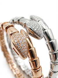 Snake Design Silver Bracelet | Zeya Luxe Jewels