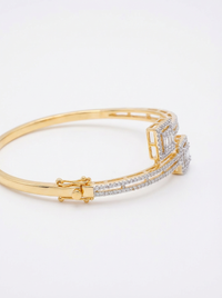 Princess Double Layered Silver Bracelet | Zeya Luxe Jewels