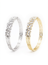 Mix Shapes Gemstone Silver Bracelet | Zeya Luxe Jewels