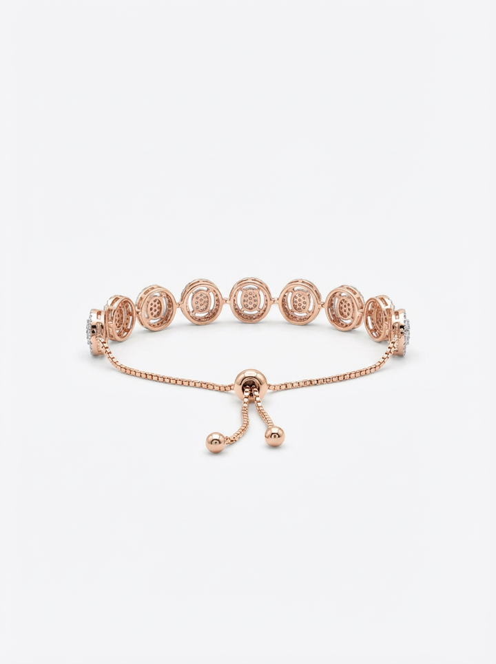 Adjustable Gemstone Silver Bracelet | Zeya Luxe Jewels
