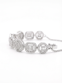 Alternate Charm Silver Bracelet | Zeya Luxe Jewels