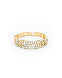 Marquise Gemstone Silver Bracelet | Zeya Luxe Jewels
