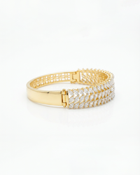 Marquise Gemstone Silver Bracelet | Zeya Luxe Jewels