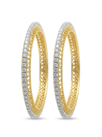 Ruby, Royal Blue & Green Gemstone Silver Bangle | Zeya Luxe Jewels