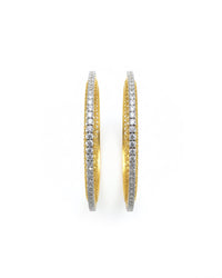 Ruby, Royal Blue & Green Gemstone Silver Bangle | Zeya Luxe Jewels