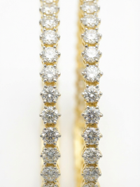 50 Cent Gemstone Silver Bangle | Zeya Luxe Jewels