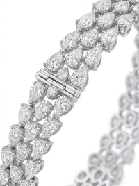 Gemstone Cluster Silver Bracelet | Zeya Luxe Jewels