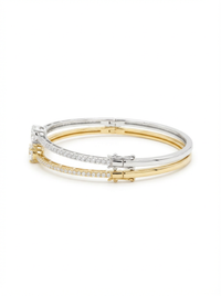 Gemstone Cluster Silver Bracelet | Zeya Luxe Jewels