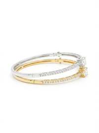 Sleek Minimalist Silver Bracelet | Zeya Luxe Jewels