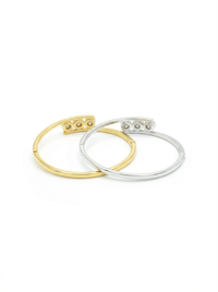 Miniature Gemstone Silver Bracelet | Zeya Luxe Jewels
