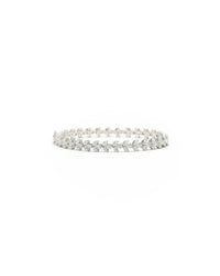Classic Tennis Silver Bracelet | Zeya Luxe Jewels