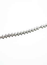 Classic Tennis Silver Bracelet | Zeya Luxe Jewels