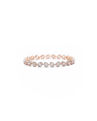 Sleek Lines Tennis Silver Bracelet | Zeya Luxe Jewels