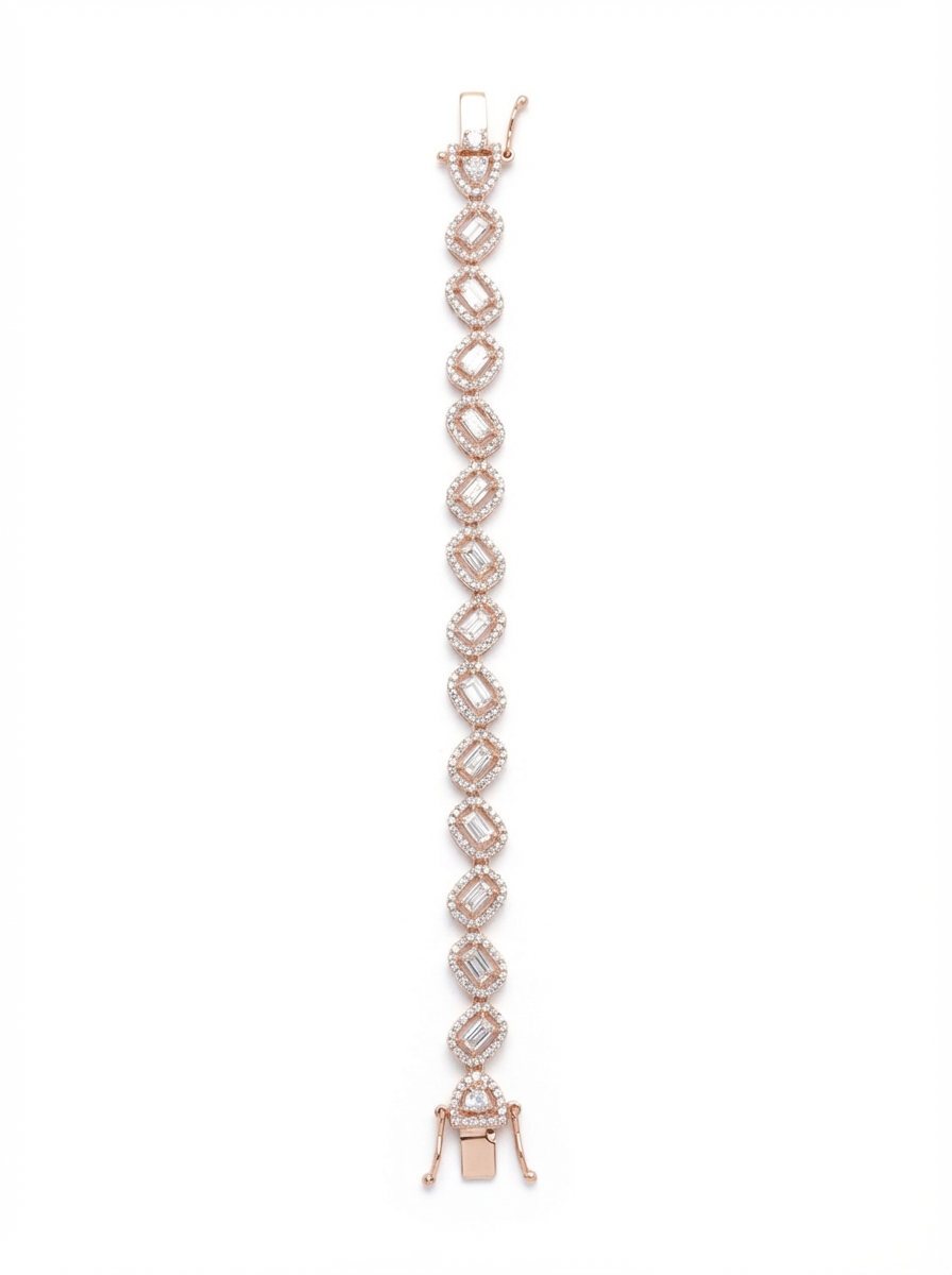 Sleek Lines Tennis Bracelet