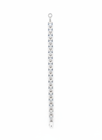 Heart Tennis Silver Bracelet | Zeya Luxe Jewels