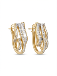 Loop Design Silver Earrings | Zeya Luxe Jewels