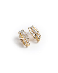Loop Design Silver Earrings | Zeya Luxe Jewels