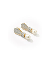 Timeless Elegance Drop Silver Earrings | Zeya Luxe Jewels