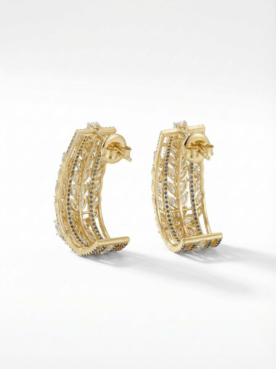 Bali with Leaf Earrings