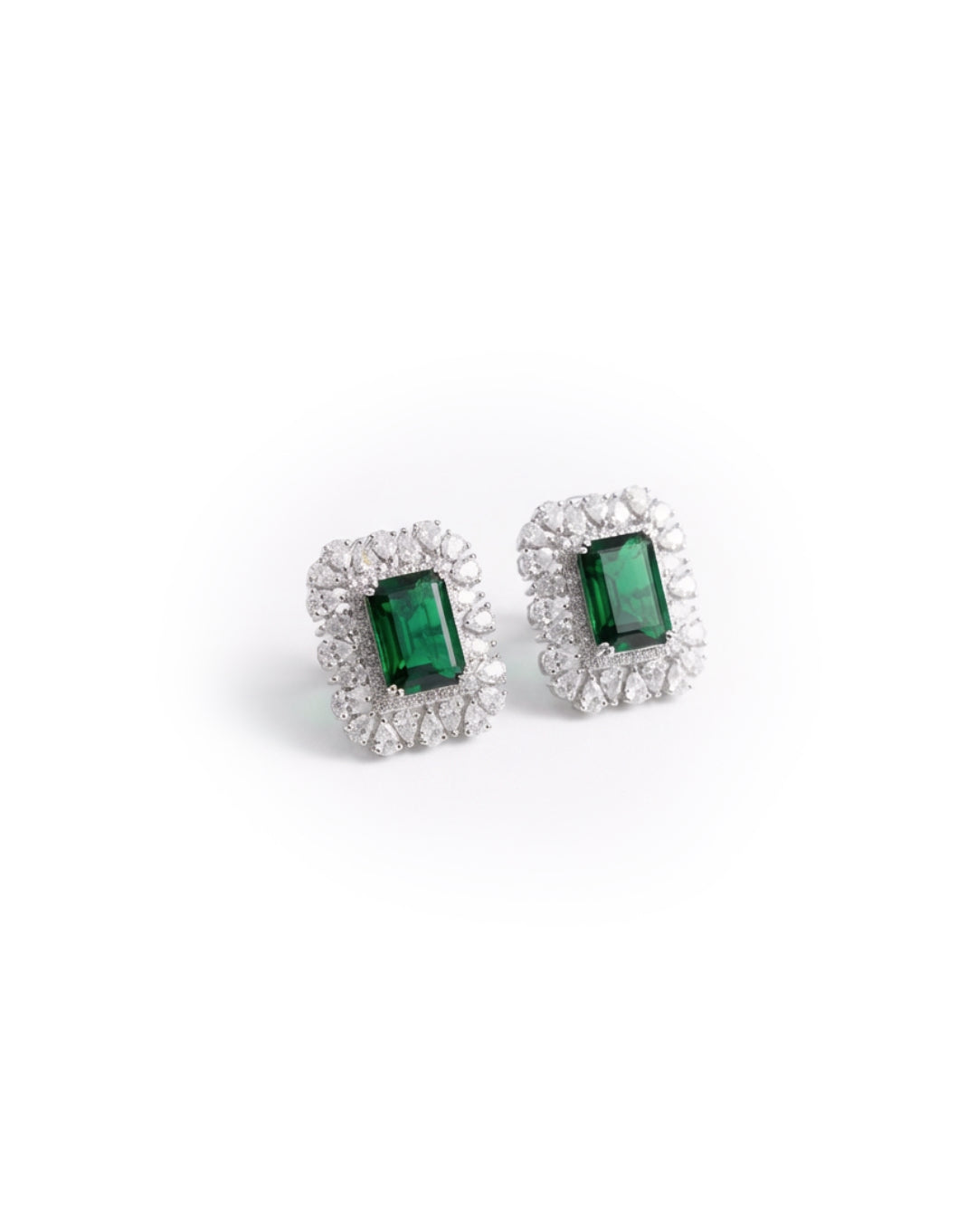 Emerald Stud Earrings