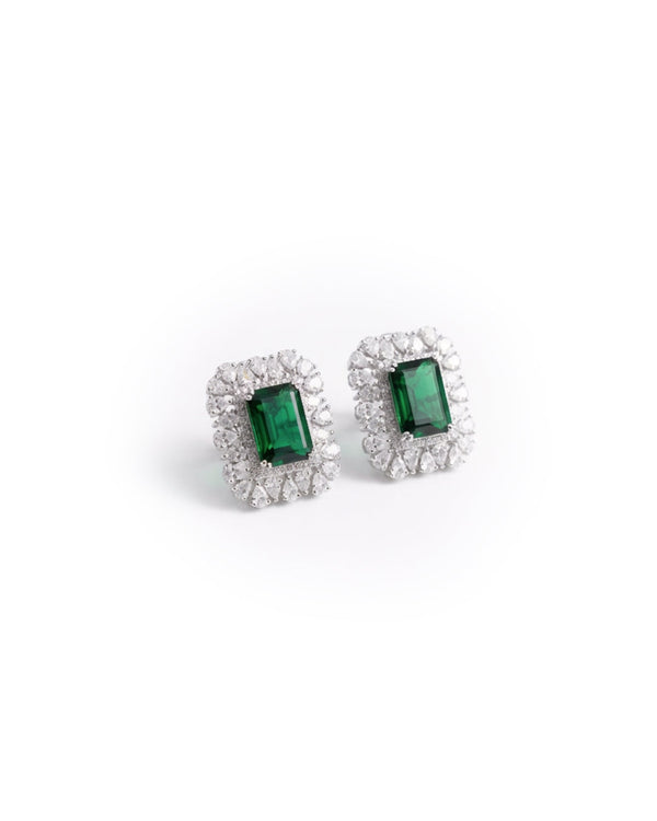 Emerald Stud Earrings