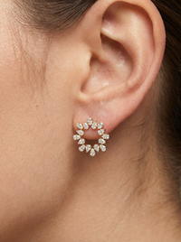 Chand Bali Silver Earrings | Zeya Luxe Jewels