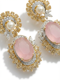 Grace in Every Look Silver Earrings | Zeya Luxe Jewels