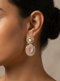 Grace in Every Look Silver Earrings | Zeya Luxe Jewels