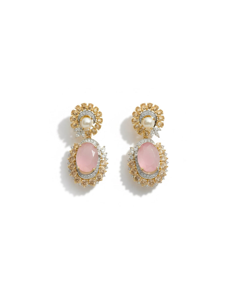 Grace in Every Look Silver Earrings | Zeya Luxe Jewels