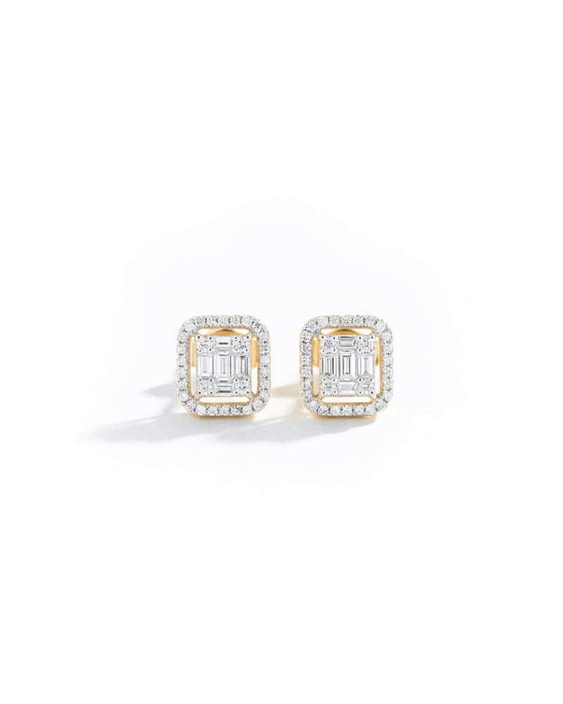 Emerald Stud Earrings