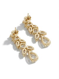 Blooming Gemstone Silver Earrings | Zeya Luxe Jewels