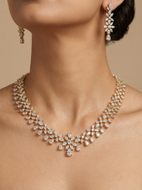 Designer Gemstone Necklace Set | Zeya Luxe Jewels