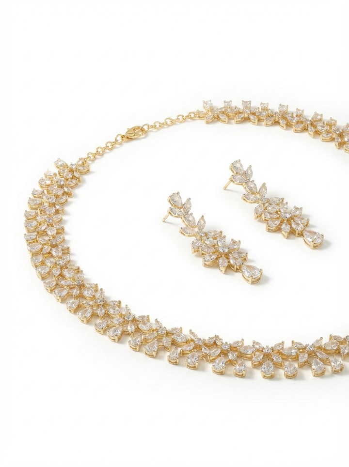 Designer Gemstone Necklace Set | Zeya Luxe Jewels