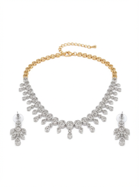 Dangler Style Gemstone Necklace Set | Zeya Luxe Jewels