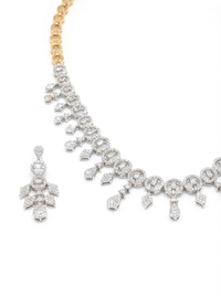 Dangler Style Gemstone Necklace Set | Zeya Luxe Jewels