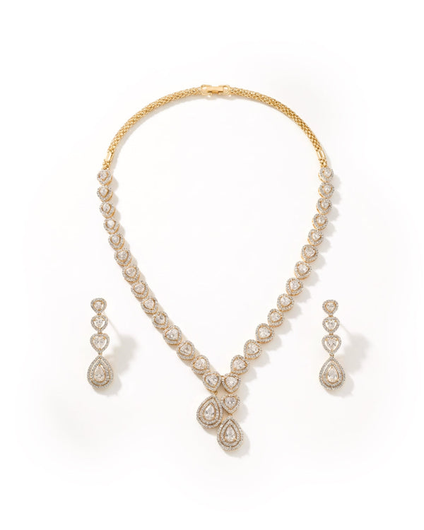 Necklace set with the drop