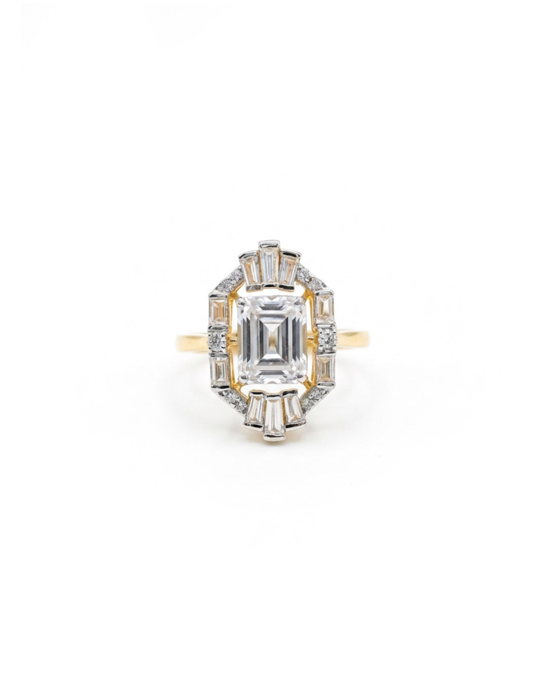 Diamond shapped ring