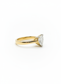 Heart Stud Gemstone Silver Ring | Zeya Luxe Jewels