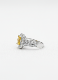 Classic Gemstone Silver Ring | Zeya Luxe Jewels