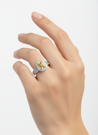 Classic Gemstone Silver Ring | Zeya Luxe Jewels