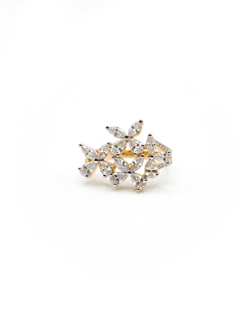 Elegant Gemstone Silver Ring | Zeya Luxe Jewels