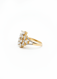 Elegant Gemstone Silver Ring | Zeya Luxe Jewels