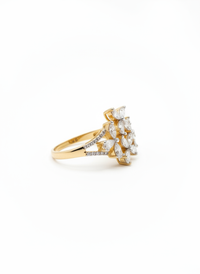 Elegant Gemstone Silver Ring | Zeya Luxe Jewels