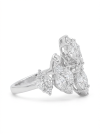 Overlapping Band Silver Ring | Zeya Luxe Jewels